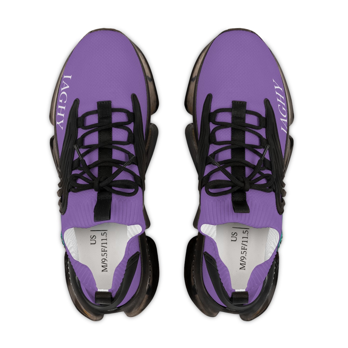 Light Purple Mesh Sneakers — Lightweight Athletic Running Shoes