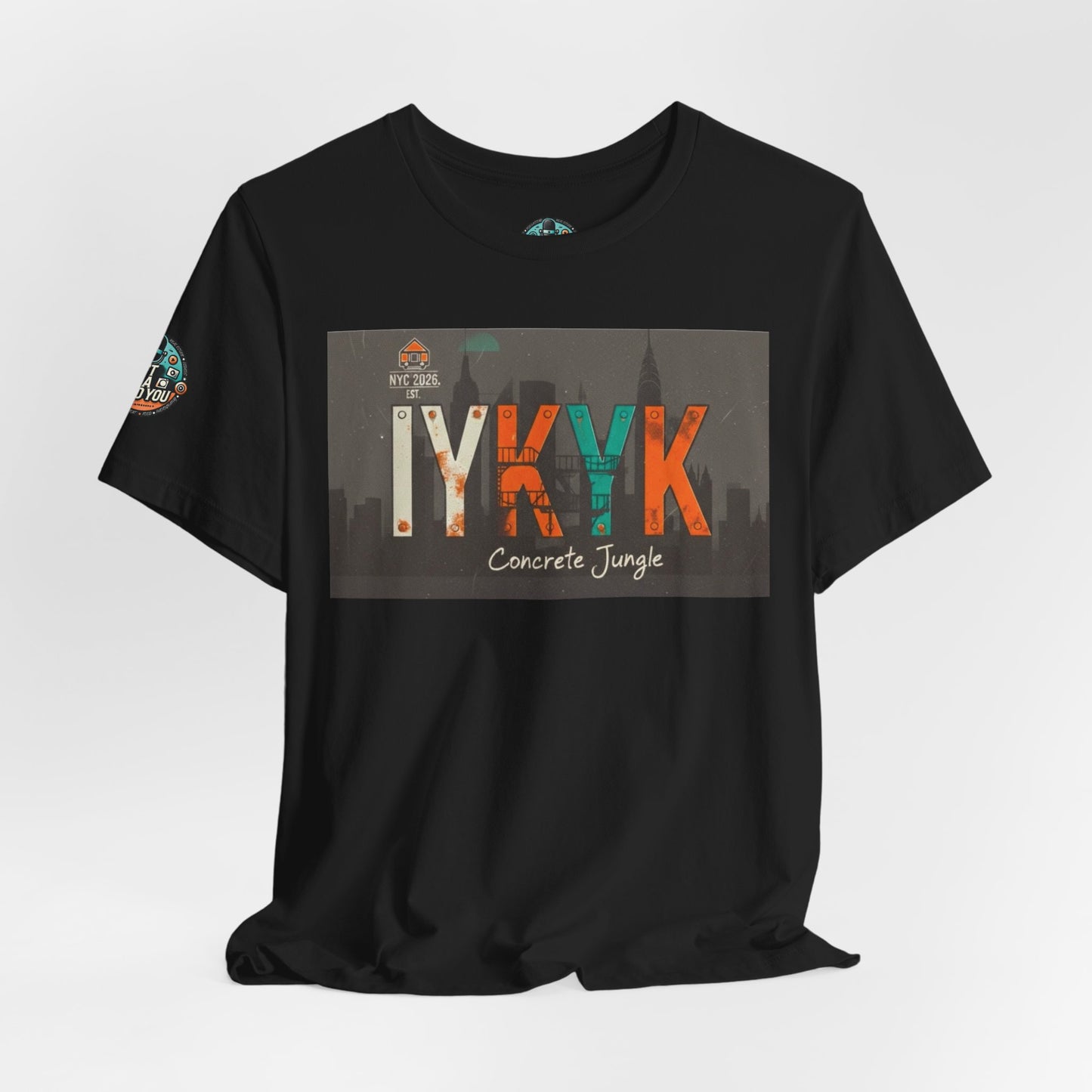 Concrete Jungle T-Shirt — IYKYK with IAGHY logo