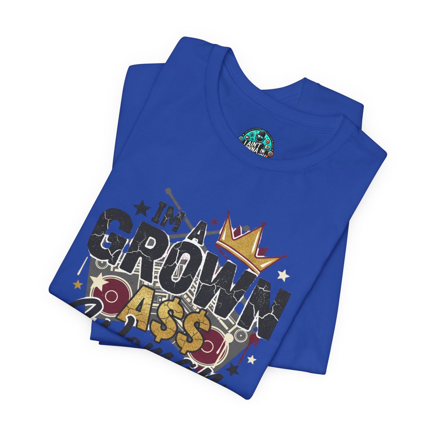 Grown Ass Woman Graphic Tee — Funny Urban Slang T‑Shirt