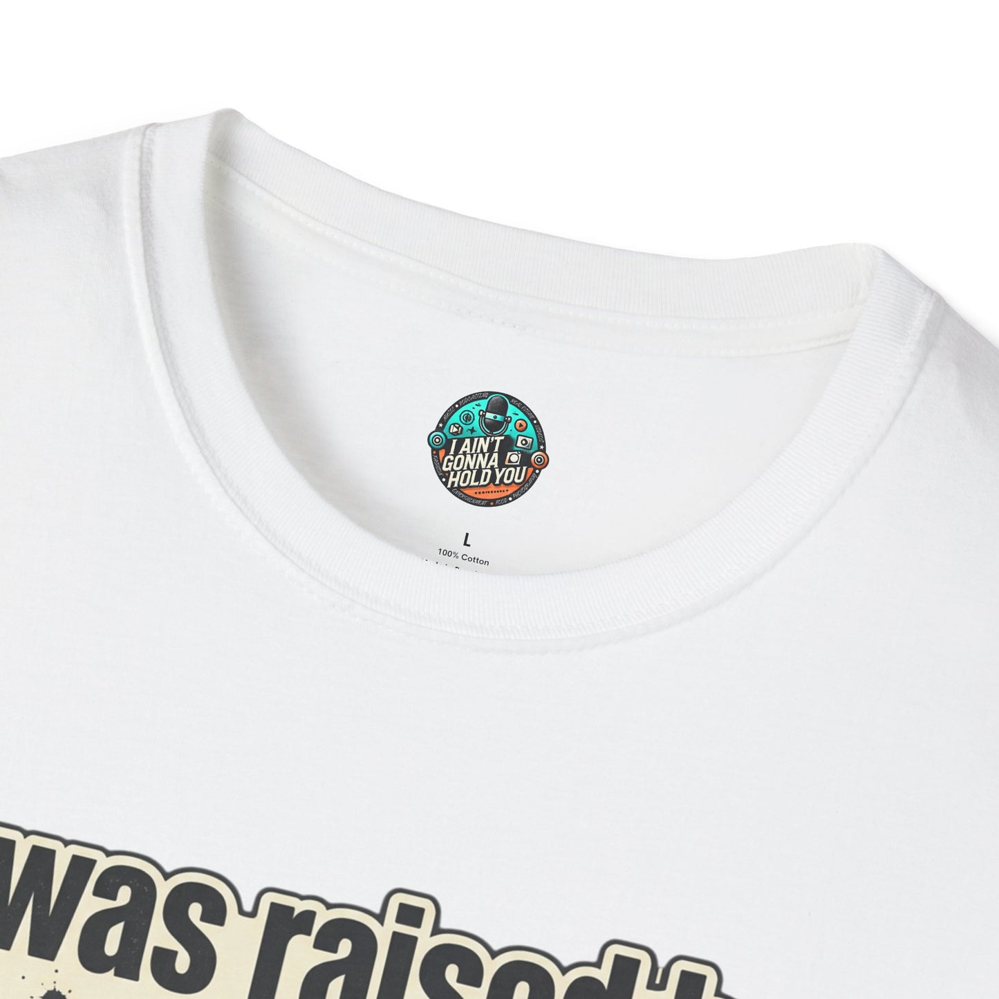 Raised by OGs Not IG T-Shirt — Retro Statement Tee for Streetwise Pride