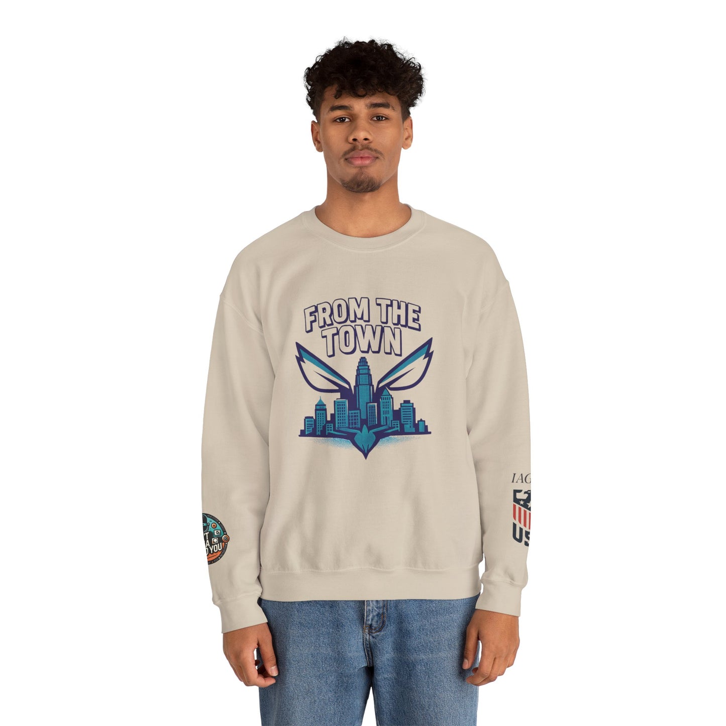 Charlotte From The Town Crewneck Sweatshirt — Queen City Pride Pullover