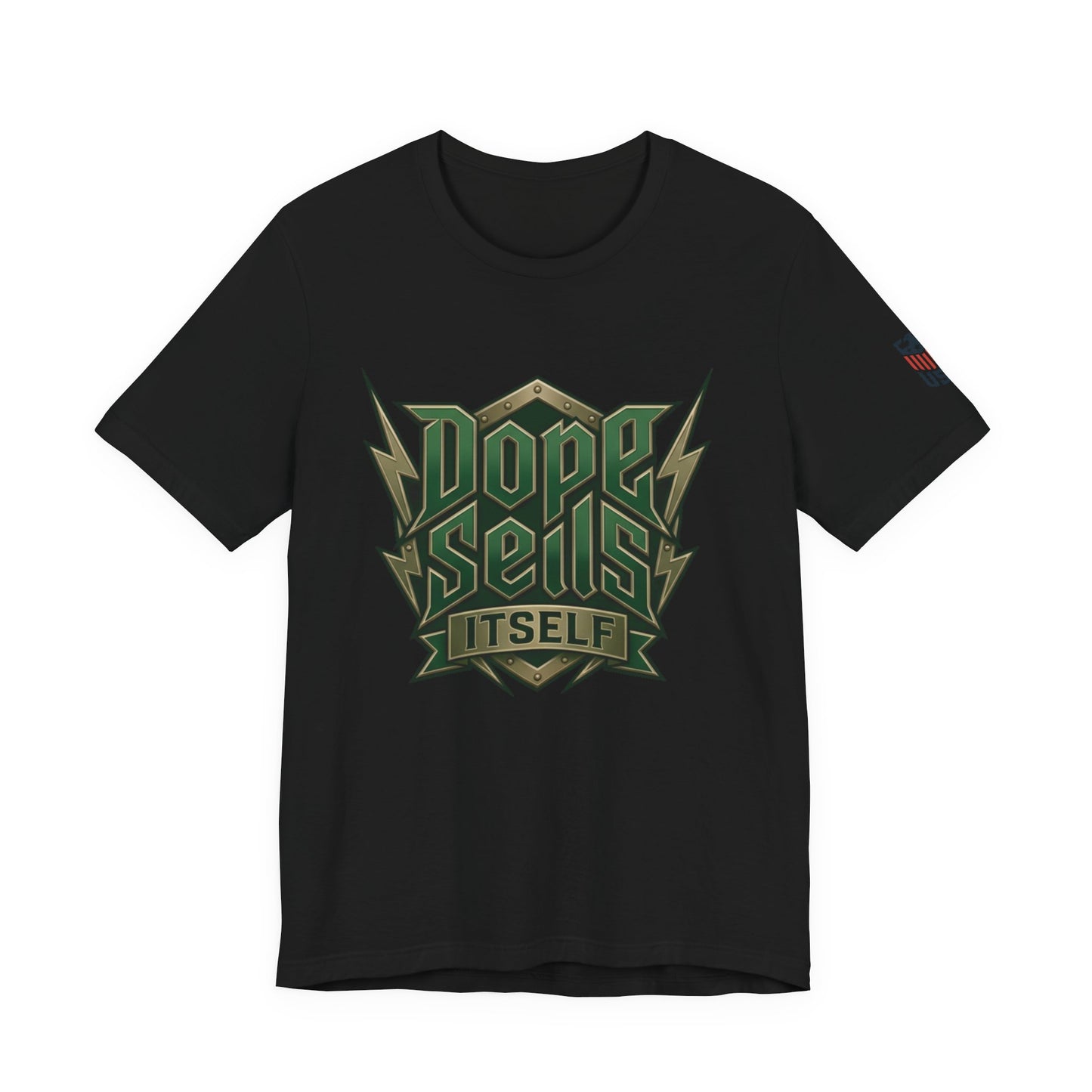 Dope Sells Itself Tee — Retro Camo Graphic T-Shirt