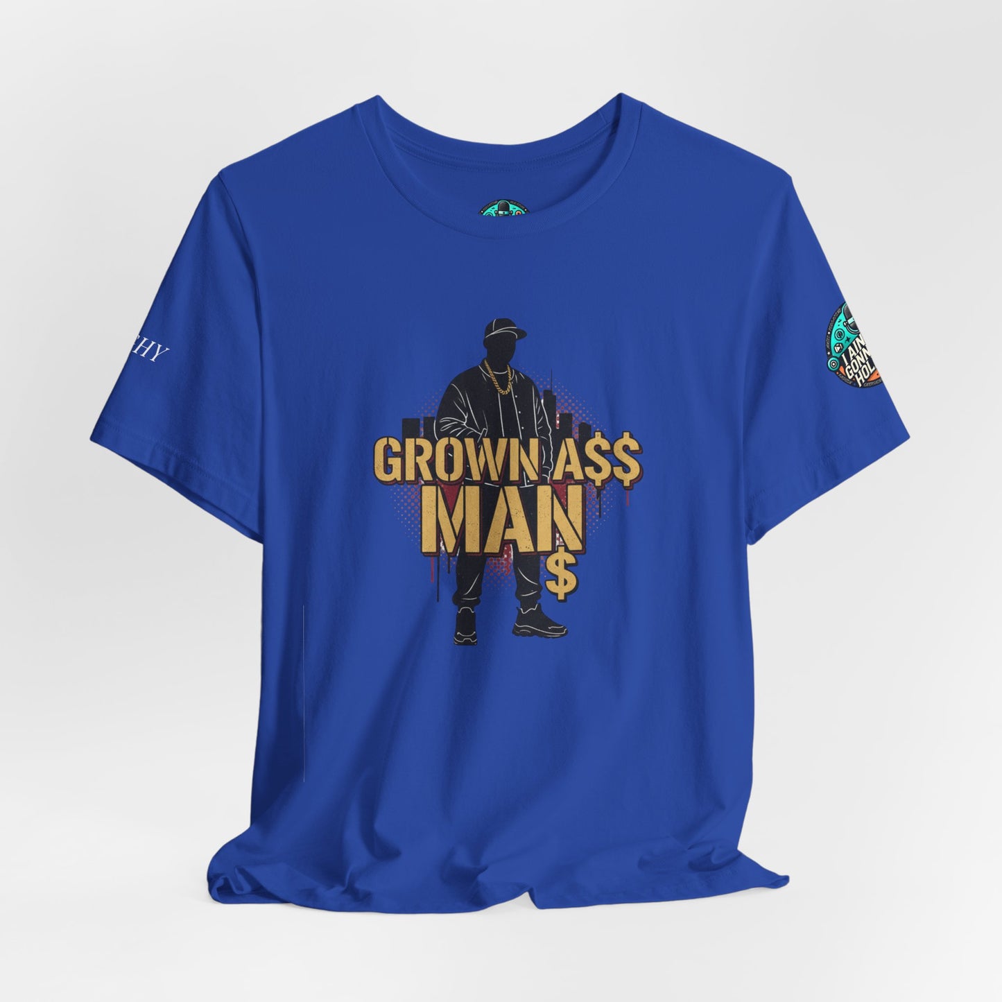 Grown Ass Man 3.0 Graphic Tee — Funny Urban Slang T‑Shirt