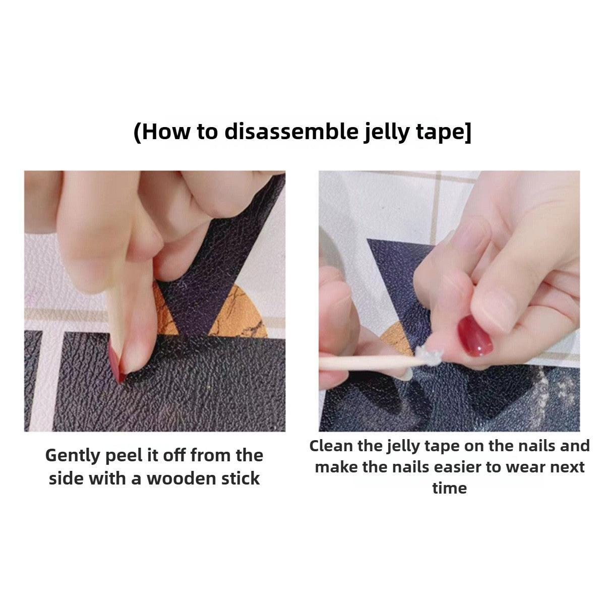 1064 Handmade Nail Wear Nail Art Reusable Press on Nails False Nails