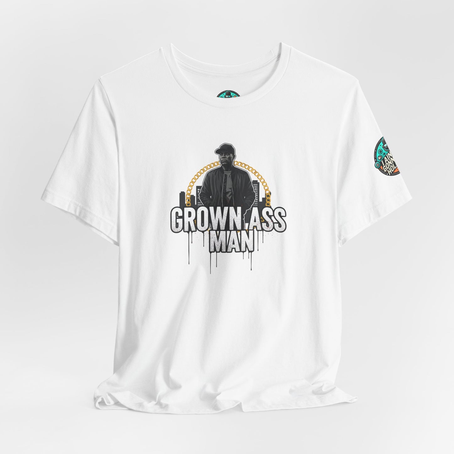 Grown Ass Man Graphic Tee — Funny Urban Slang T‑Shirt