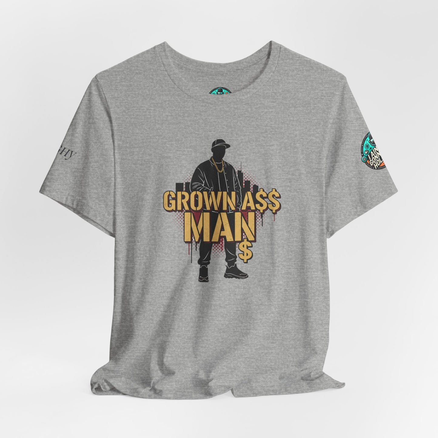 Grown Ass Man 3.0 Graphic Tee — Funny Urban Slang T‑Shirt