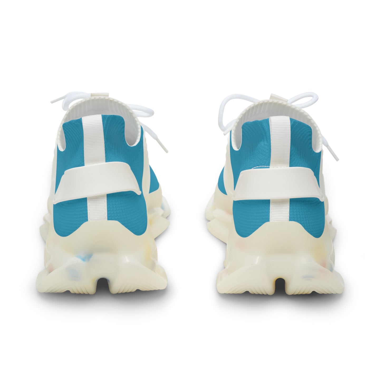 Turquoise Mesh Sneakers — Lightweight Athletic Running Shoes for Men