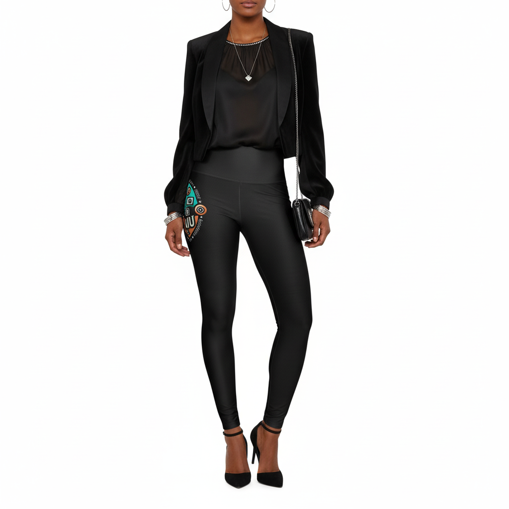 Logo print High Waisted Leggings