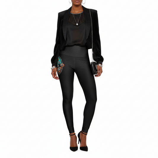 Logo print High Waisted Leggings