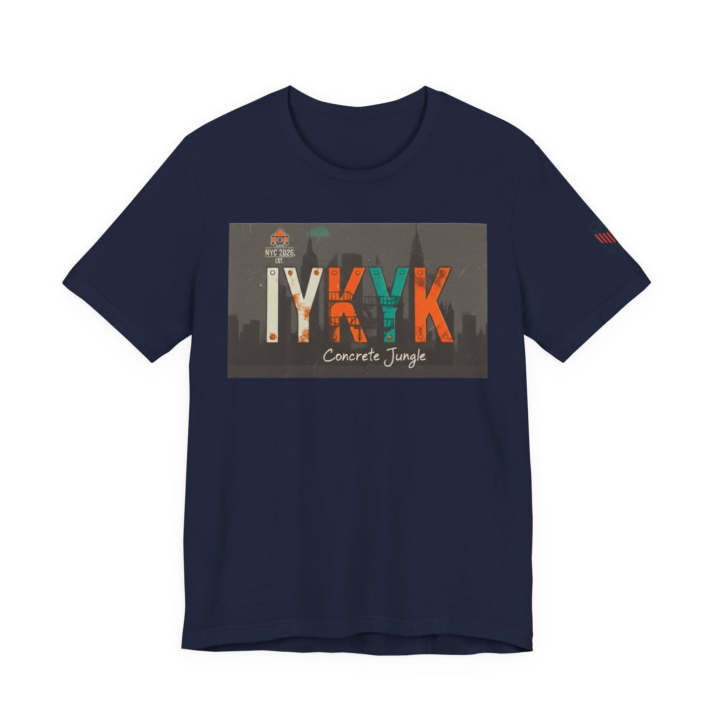 Concrete Jungle T-Shirt — IYKYK with IAGHY logo