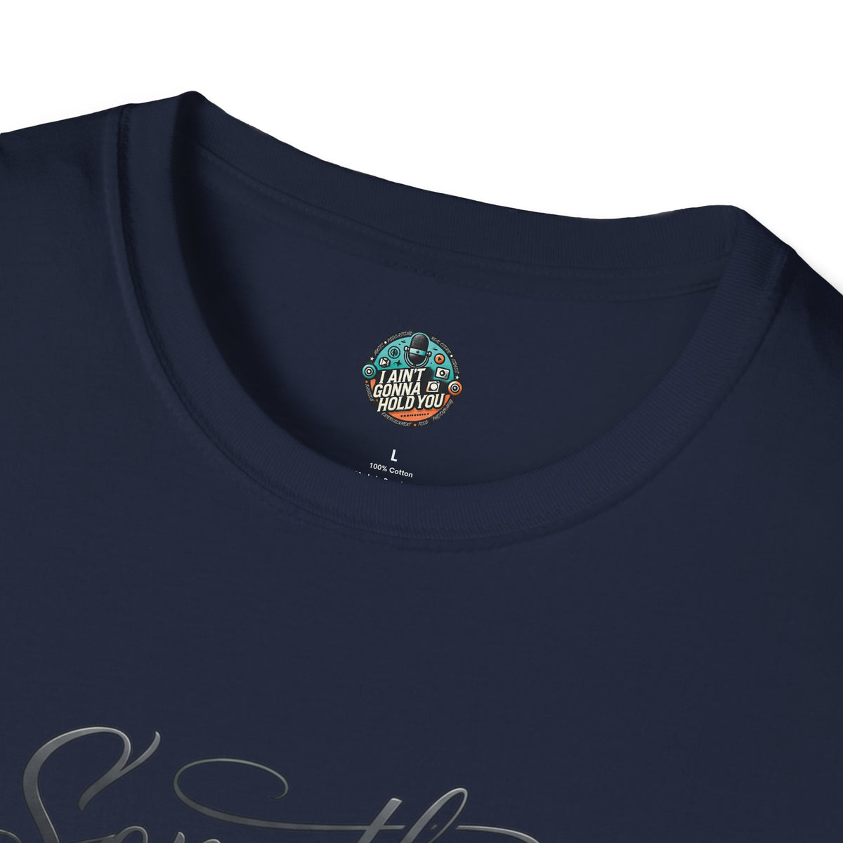 Something Light T-Shirt — Script Typography Casual Tee