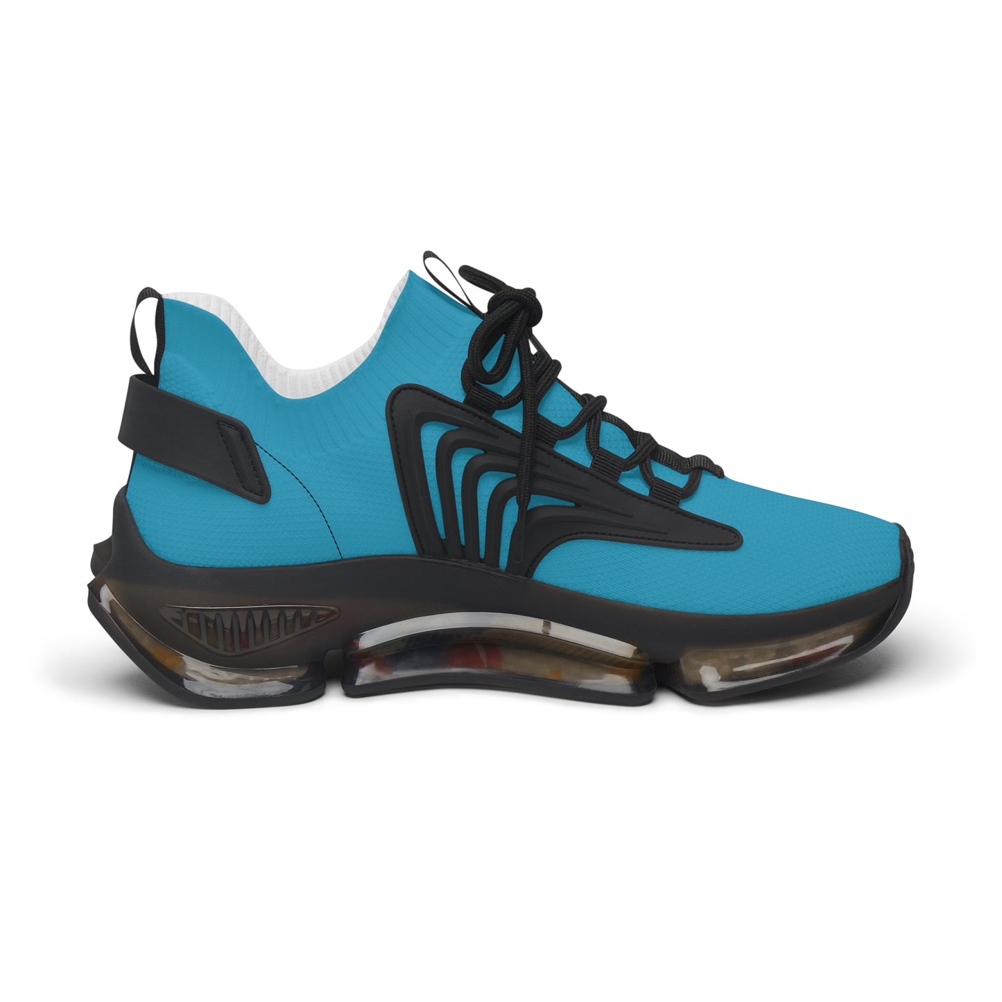 Turquoise Mesh Women's Sneakers — Lightweight Breathable Athletic Shoes