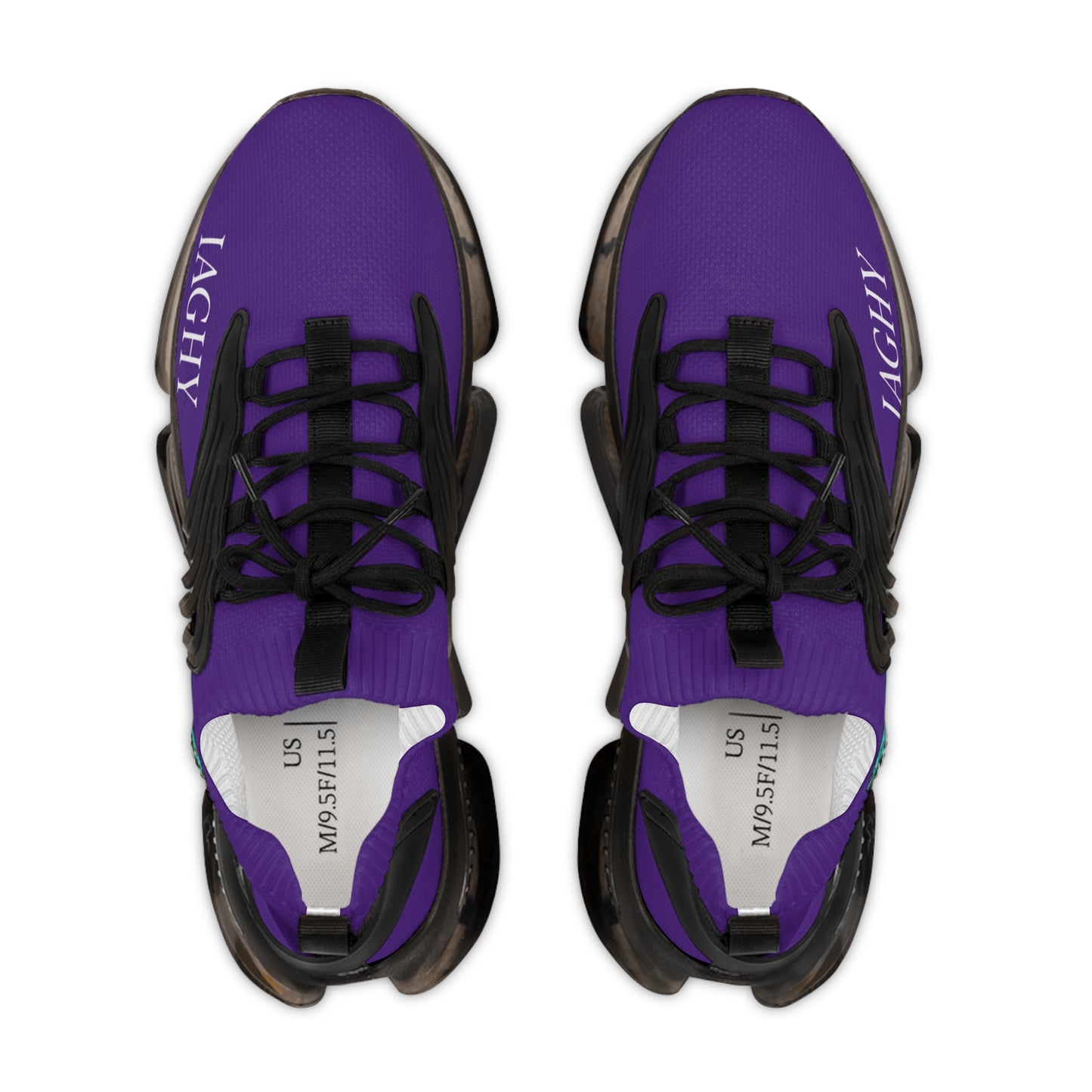 Purple Mesh Sneakers — Lightweight Athletic Running Shoes