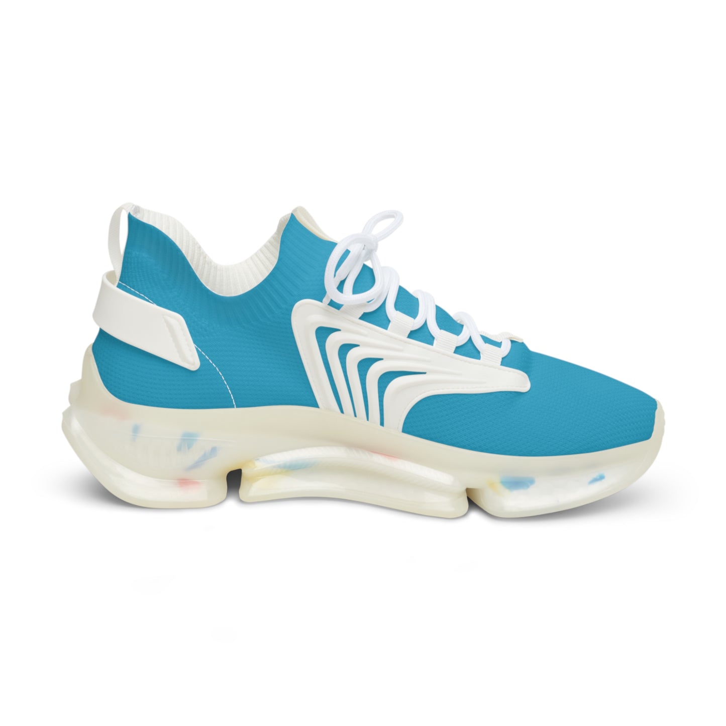 Turquoise Mesh Sneakers — Lightweight Athletic Running Shoes for Men