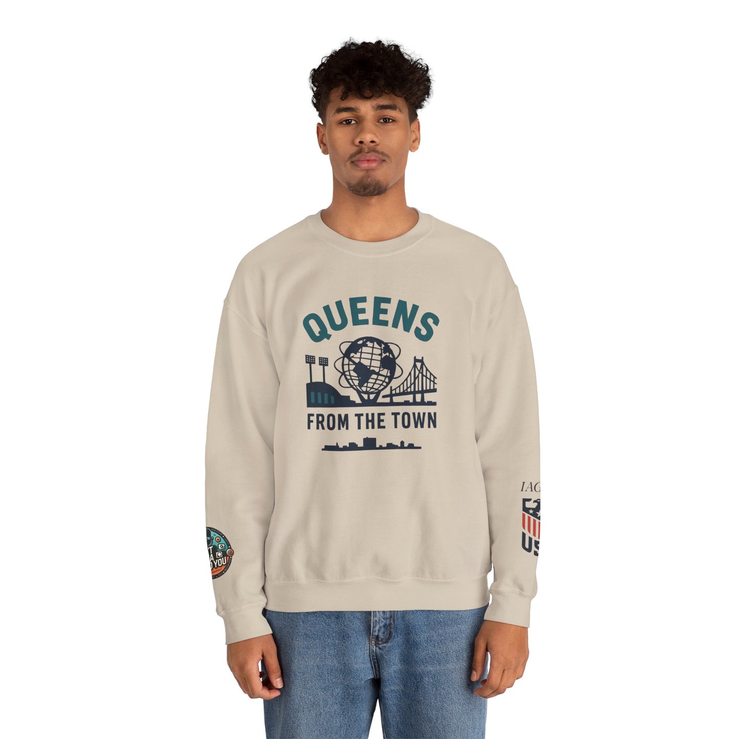 Queens From The Town Crewneck Sweatshirt — NYC Borough Pride Pullover