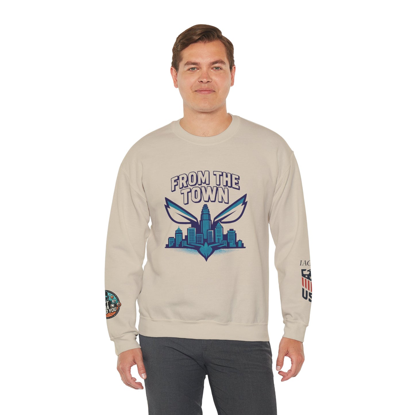 Charlotte From The Town Crewneck Sweatshirt — Queen City Pride Pullover