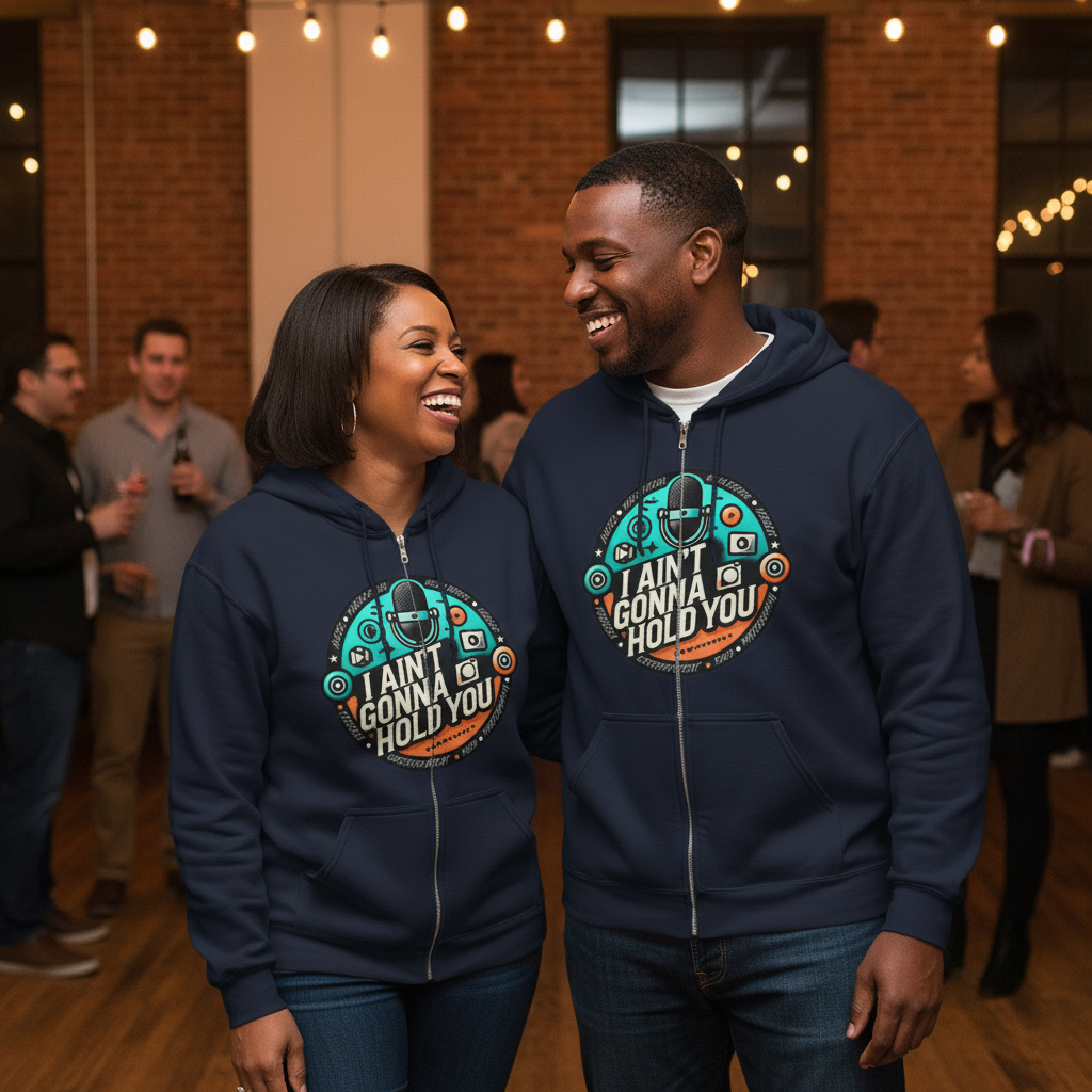 Full Zip Hooded Sweatshirt - IAGHY logo