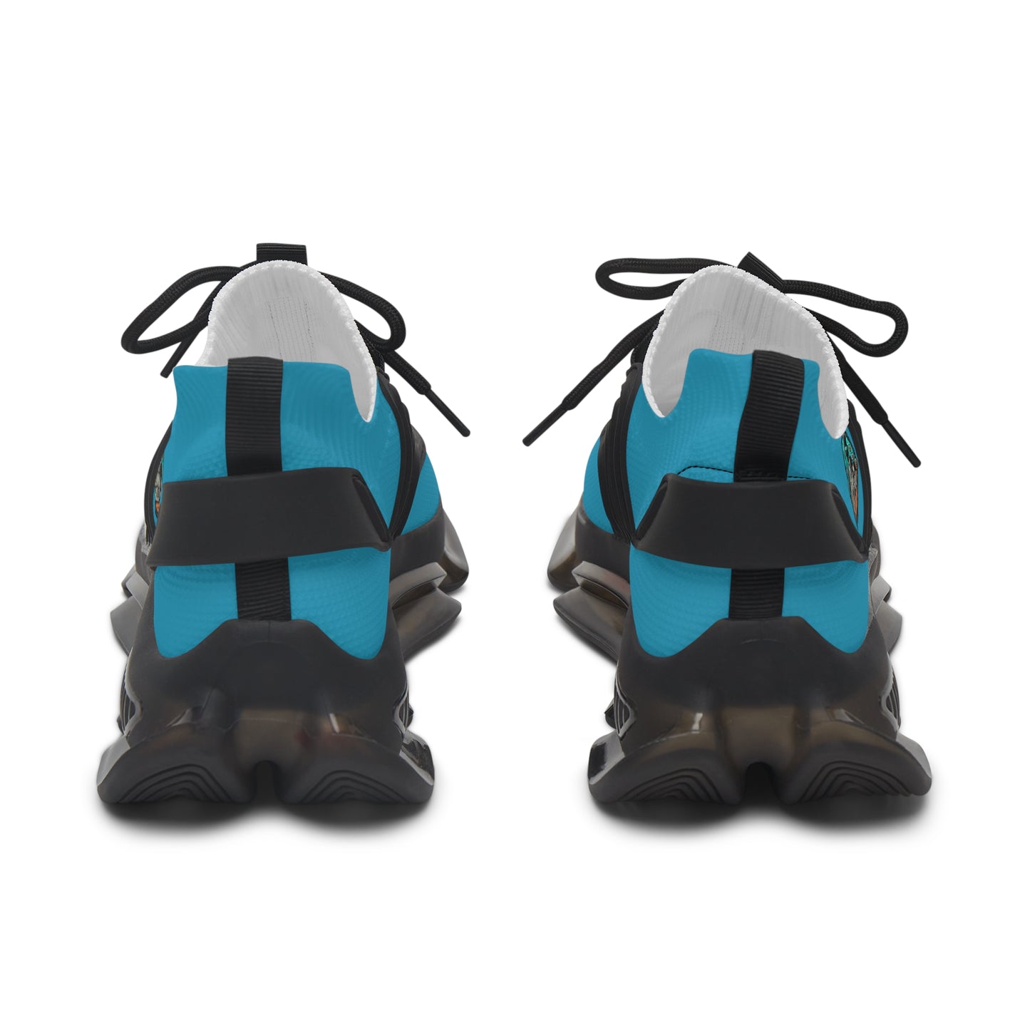 Turquoise Mesh Women's Sneakers — Lightweight Breathable Athletic Shoes