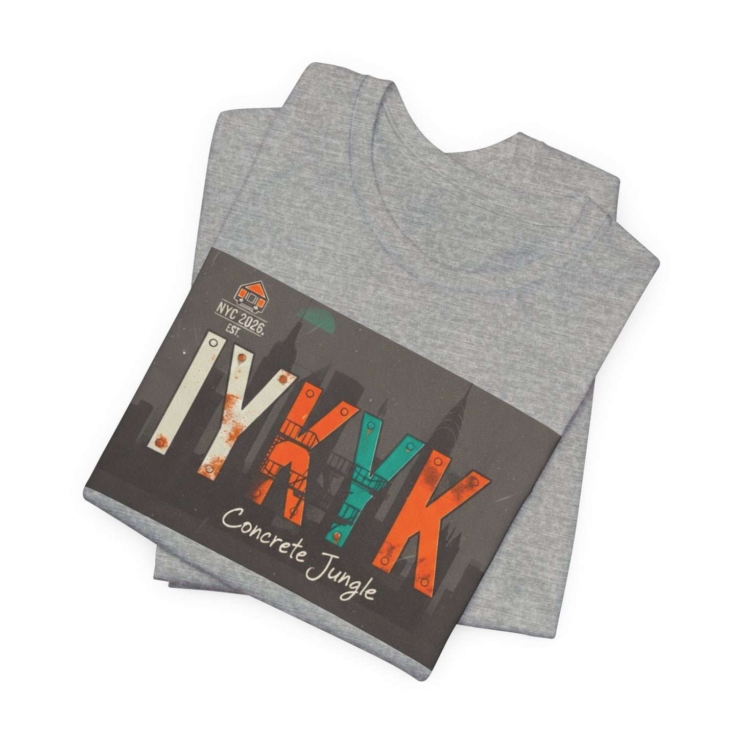 Concrete Jungle T-Shirt — IYKYK with IAGHY logo