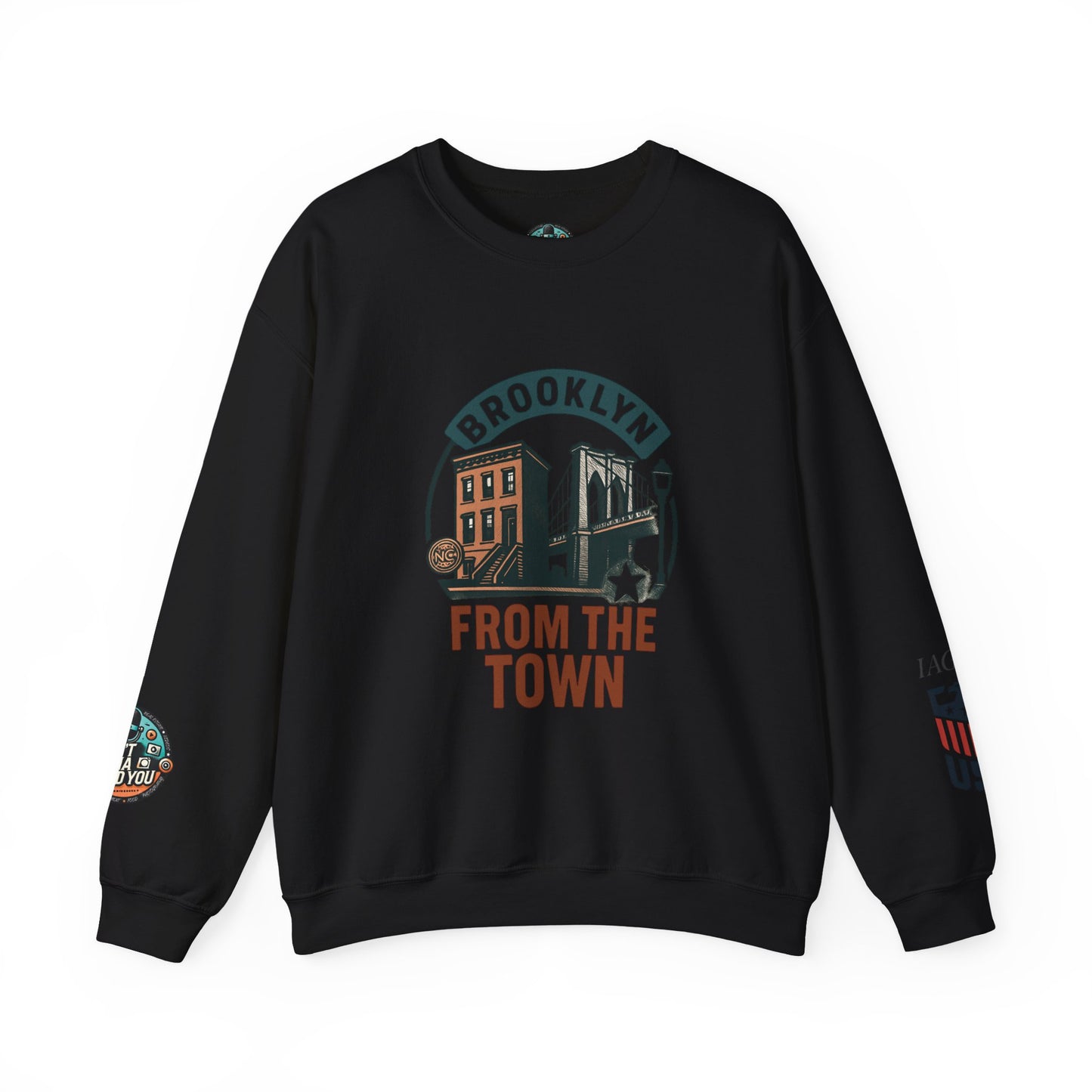 Brooklyn From The Town Crewneck Sweatshirt — NYC Borough Pride Pullover