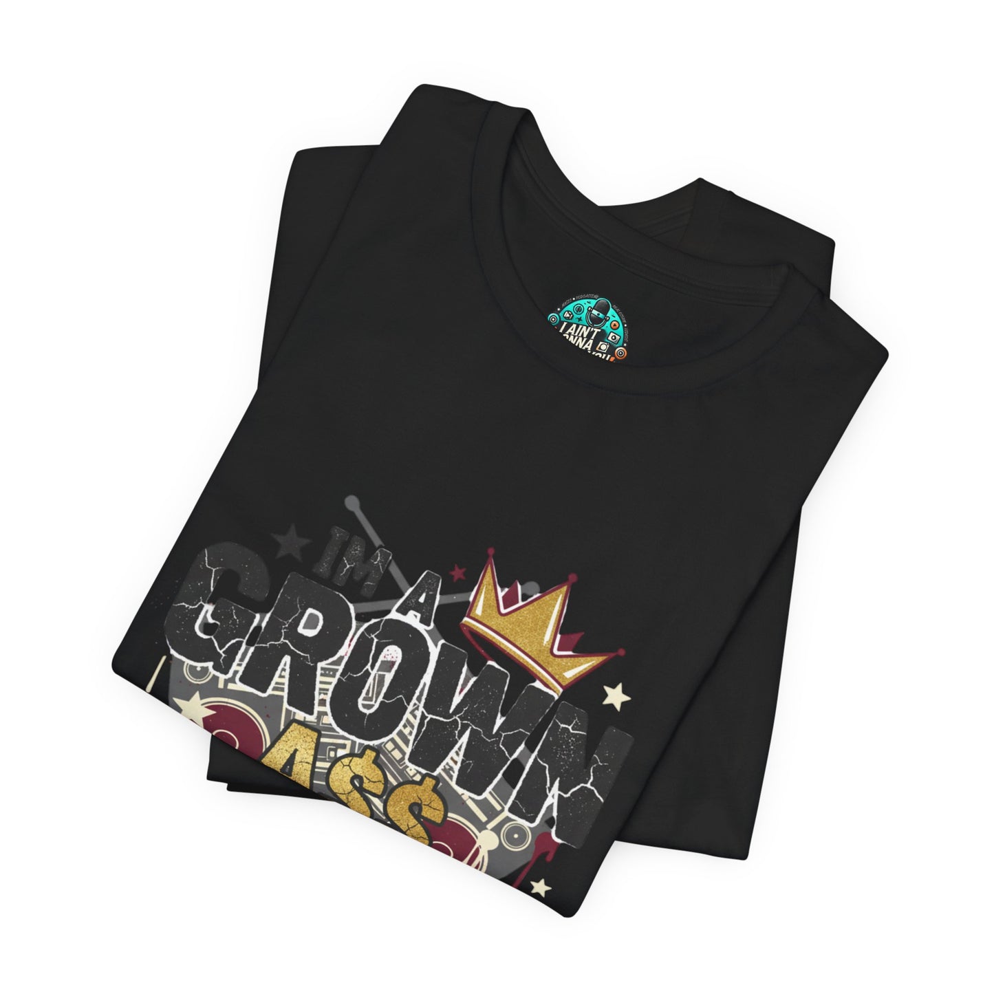 Grown Ass Woman Graphic Tee — Funny Urban Slang T‑Shirt