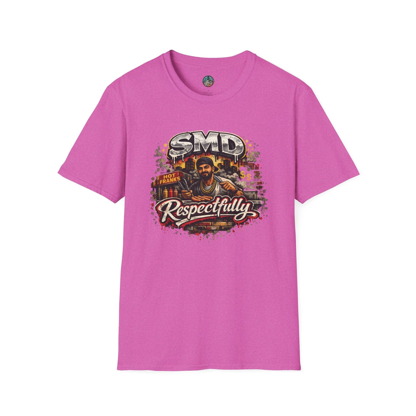 T-Shirt — SMD 'Respectfully' Vintage Hot Franks Streetwear Tee