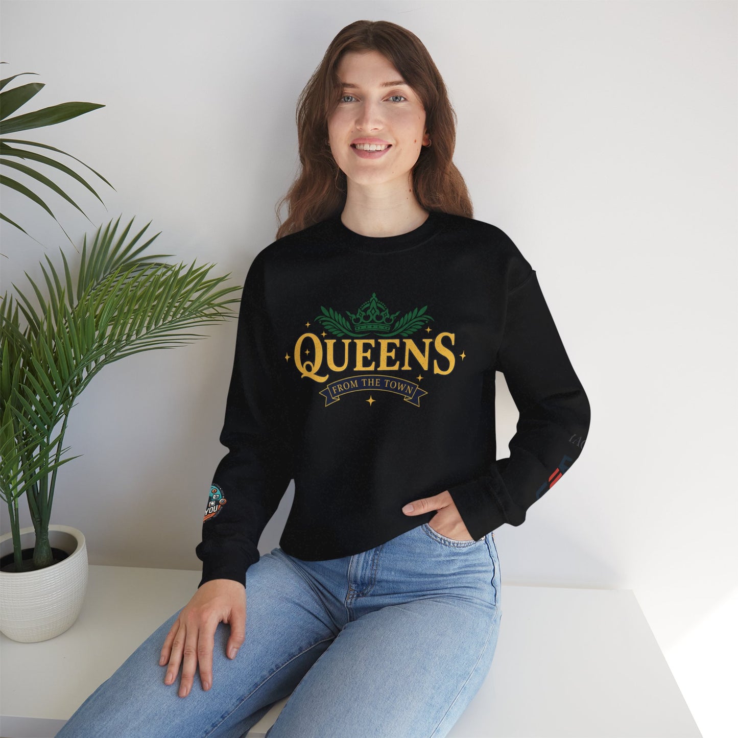 Queens From The Town Crewneck Sweatshirt — NYC Borough Pride Pullover