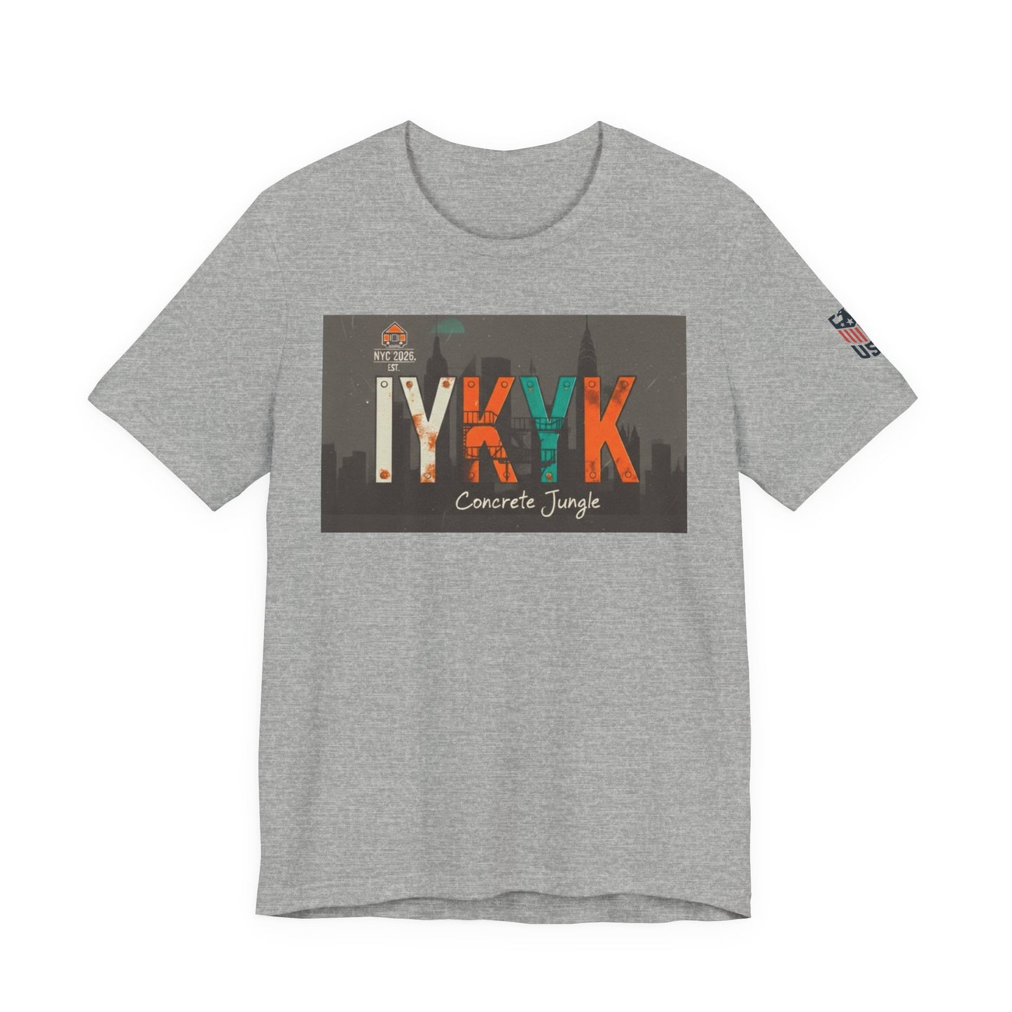 Concrete Jungle T-Shirt — IYKYK with IAGHY logo