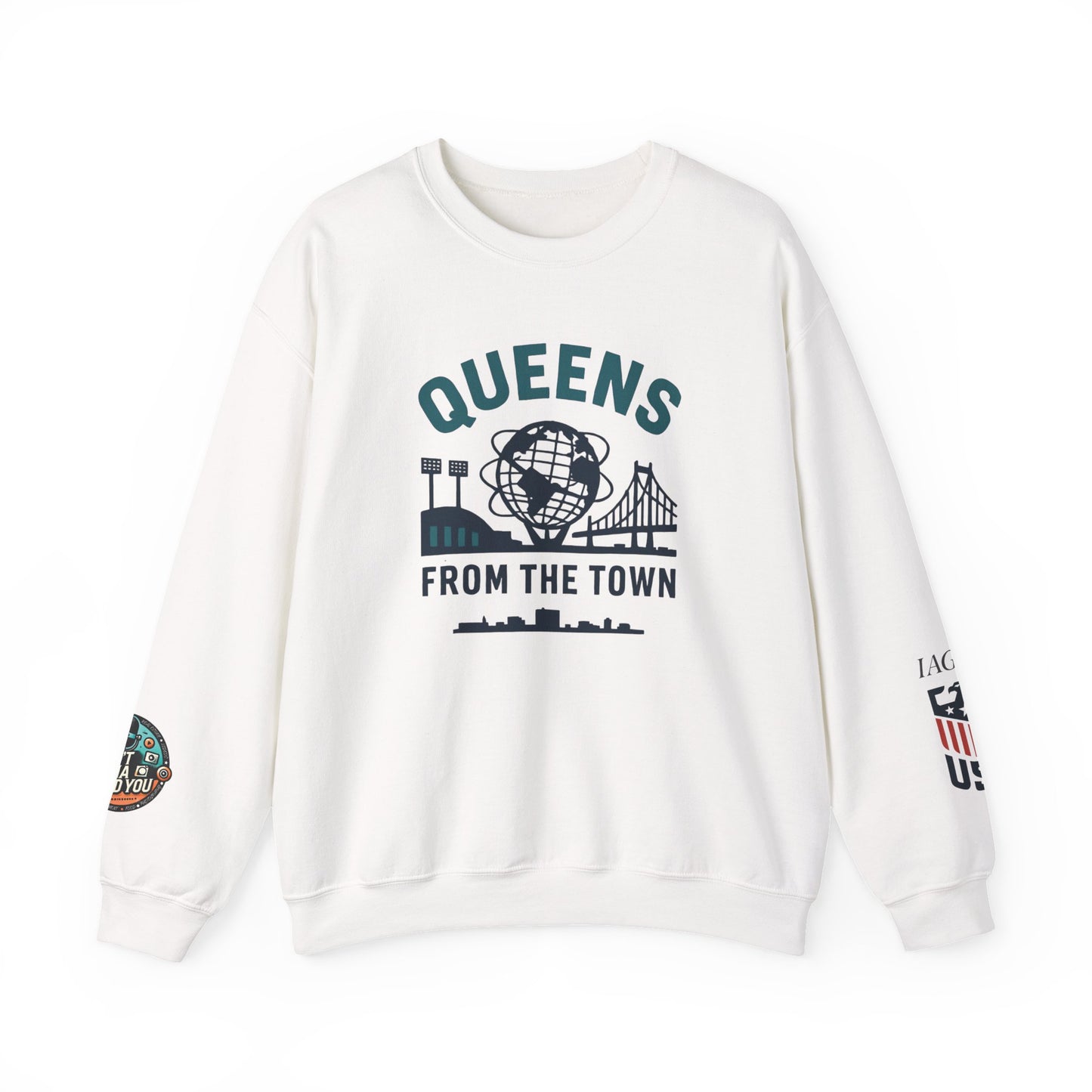 Queens From The Town Crewneck Sweatshirt — NYC Borough Pride Pullover