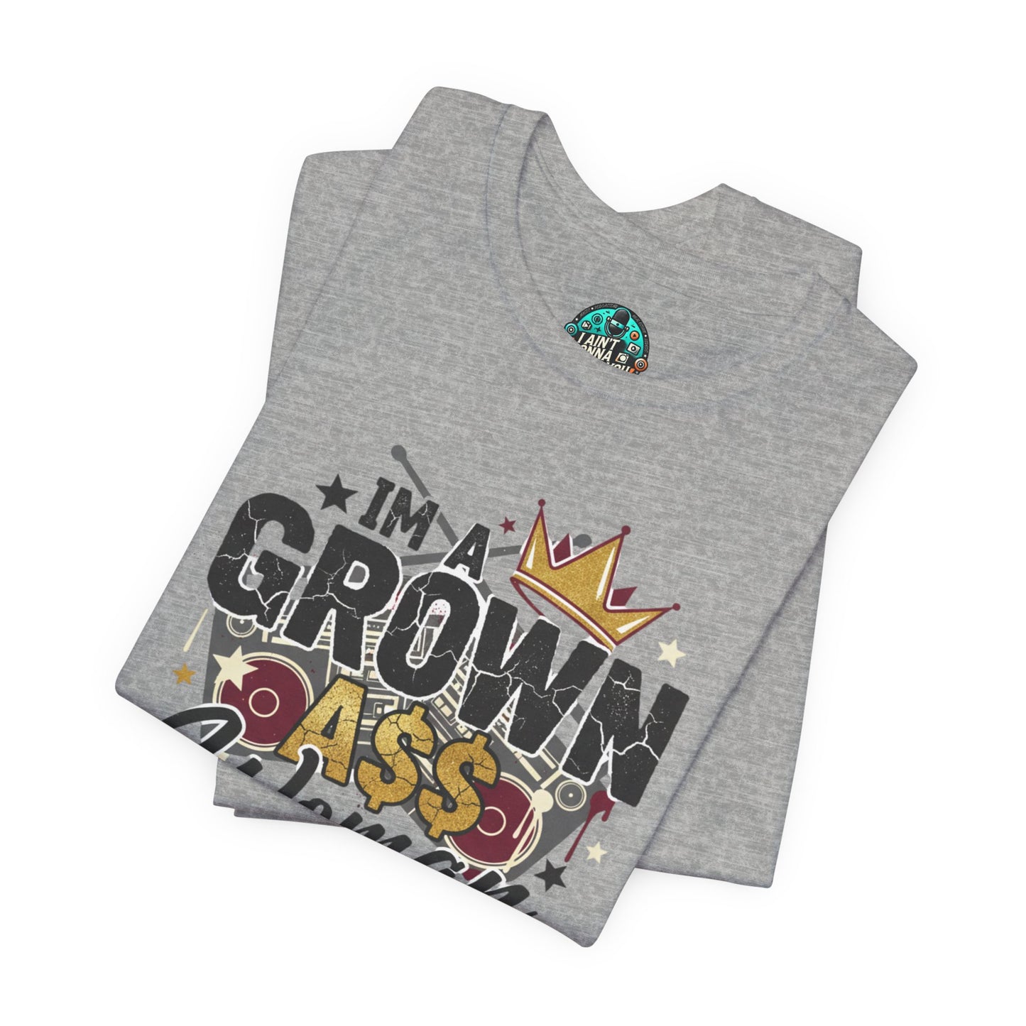 Grown Ass Woman Graphic Tee — Funny Urban Slang T‑Shirt