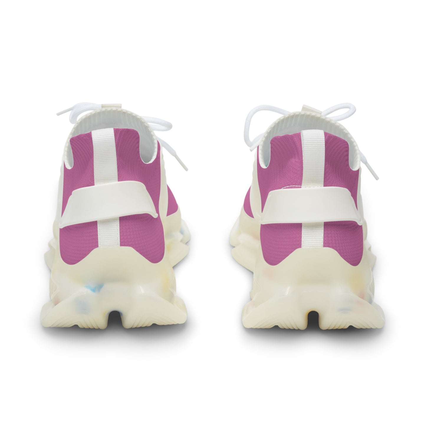 Light Pink Mesh Sneakers — Lightweight Athletic Running Shoes for Men