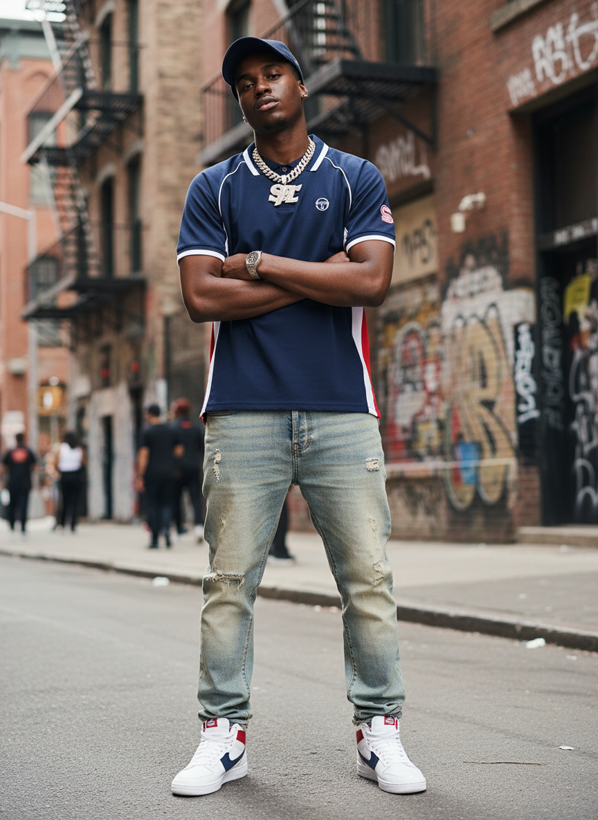 Macchina Polo- Maritime Blue