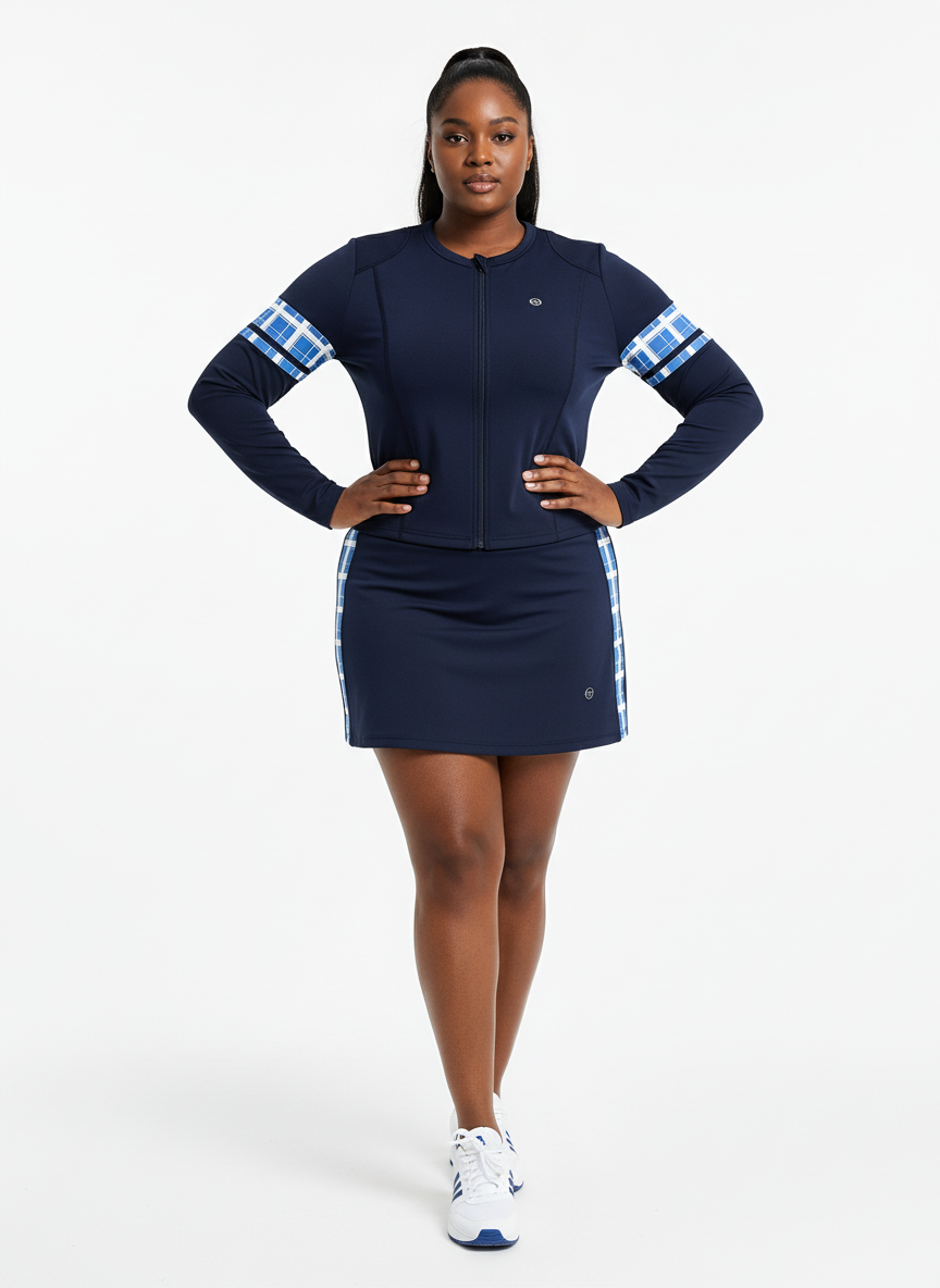 Lara Contour Jacket- Maritime Blue