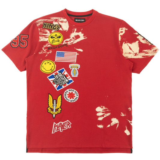 Punk Patch Tee - Red