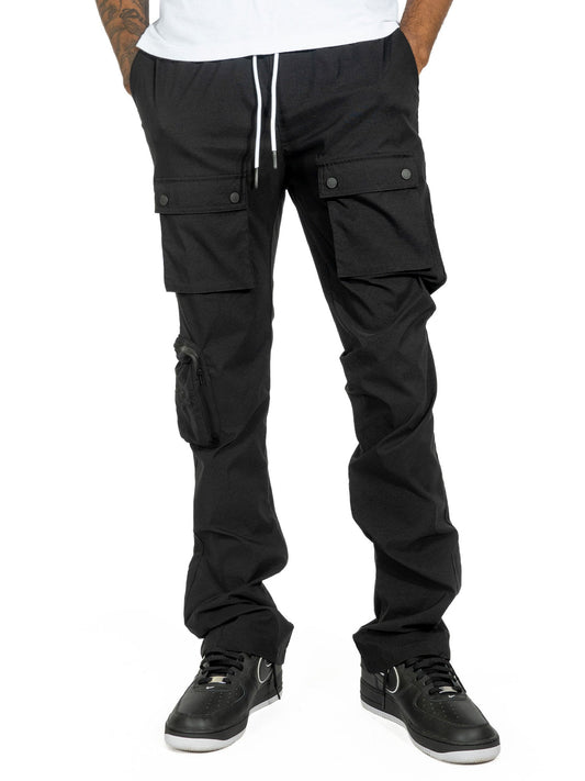 Sartoni Nylon Stacked Pants - Black
