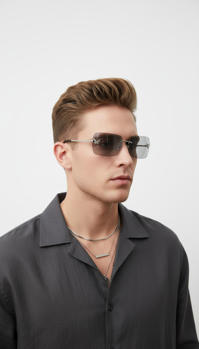 Papillon Black Sunglasses