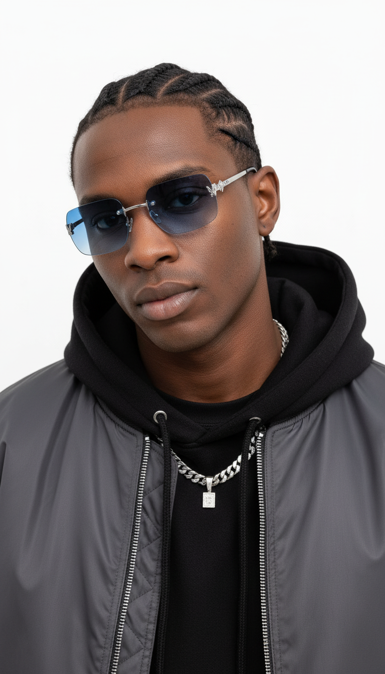 Papillon Blue Sunglasses