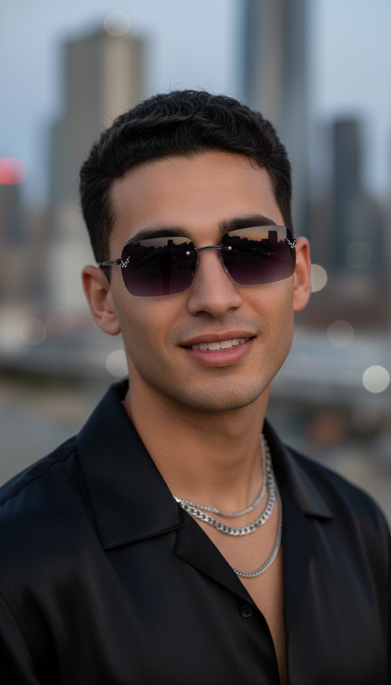 Papillon Black Sunglasses