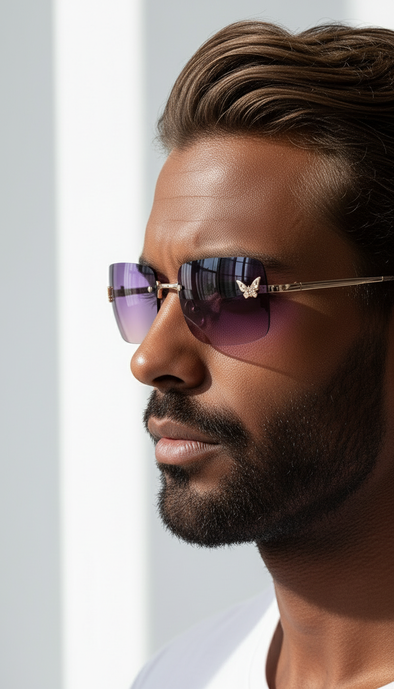Papillon Black Sunglasses