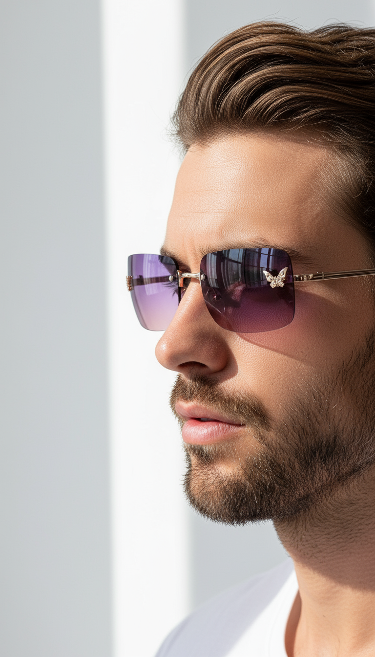 Papillon Black Sunglasses