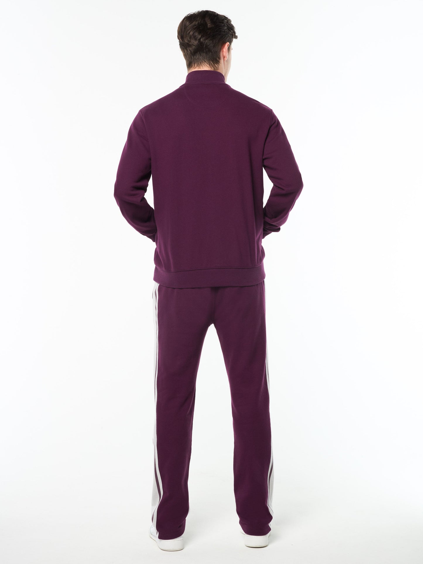 Cursivo Track Jacket- Potent Purple