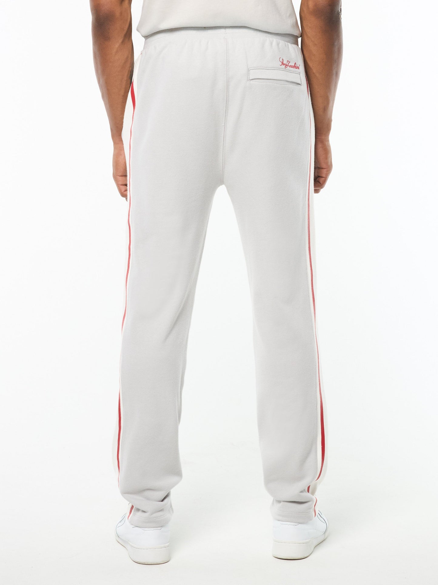 Cursivo Track Pant- Quiet Grey