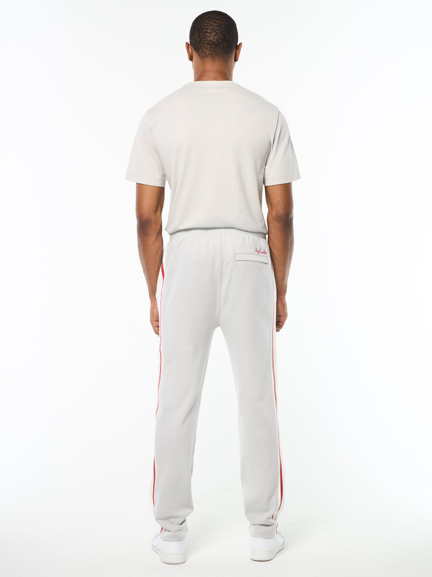 Cursivo Track Pant- Quiet Grey
