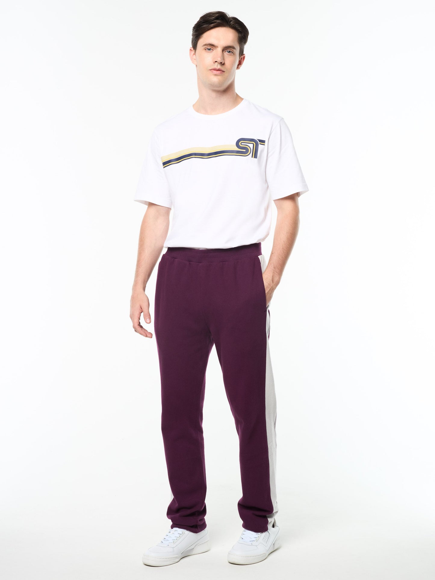 Cursivo Track Pant- Potent Purple