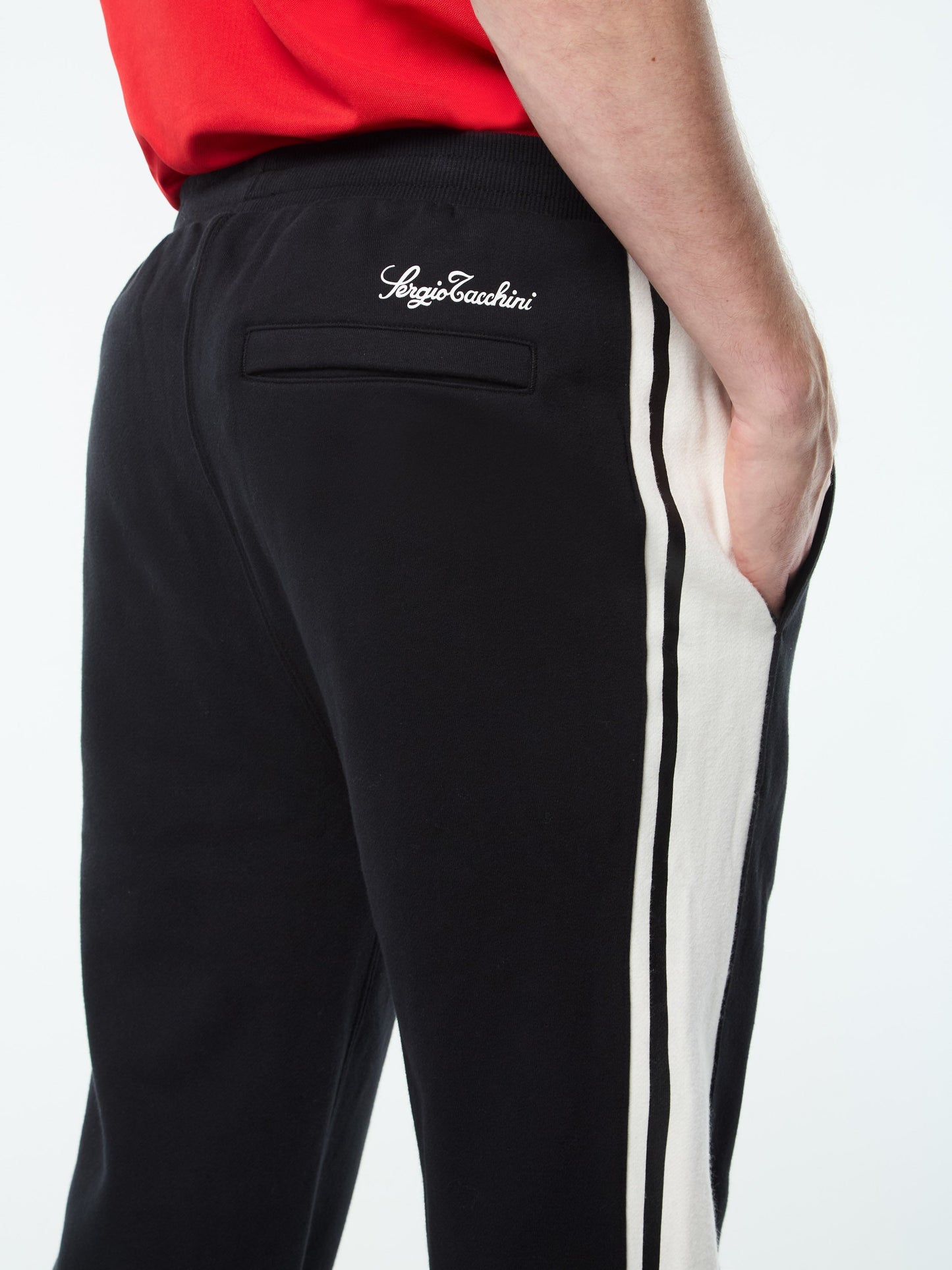 Cursivo Track Pant- Black Beauty