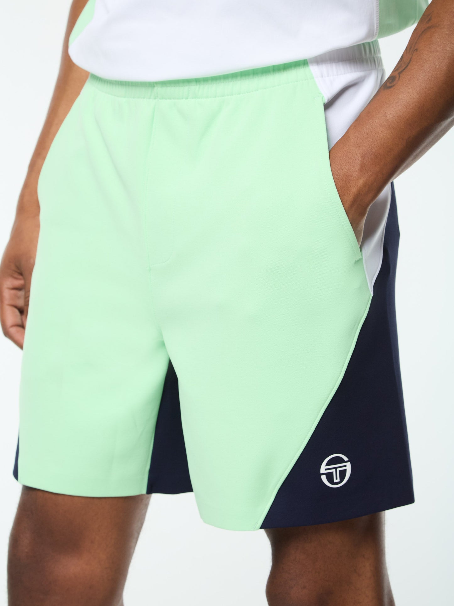 Pagia Court Short- Green Ash