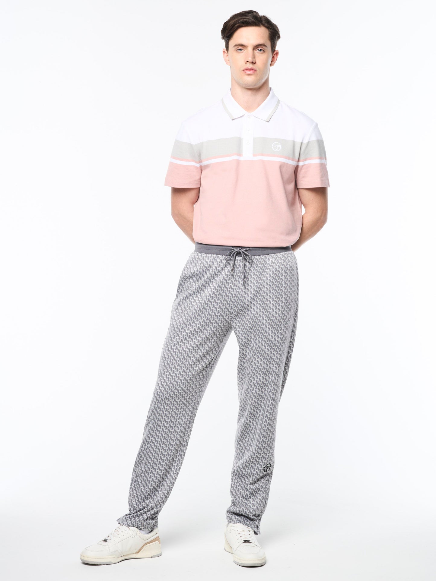Paolo Knit Track Pant- Quiet Shade