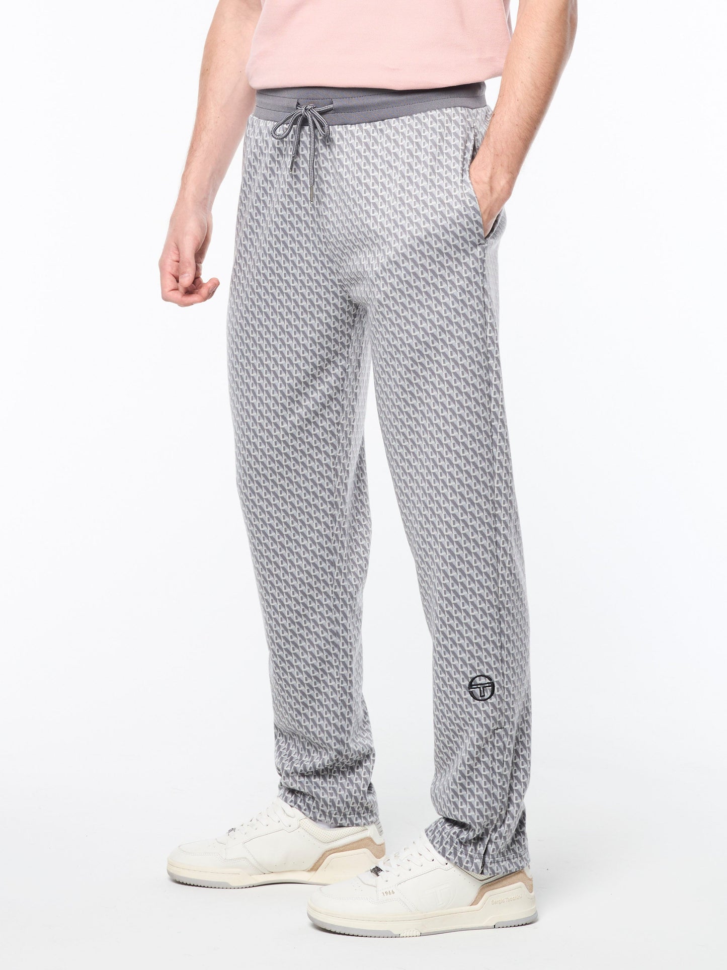 Paolo Knit Track Pant- Quiet Shade