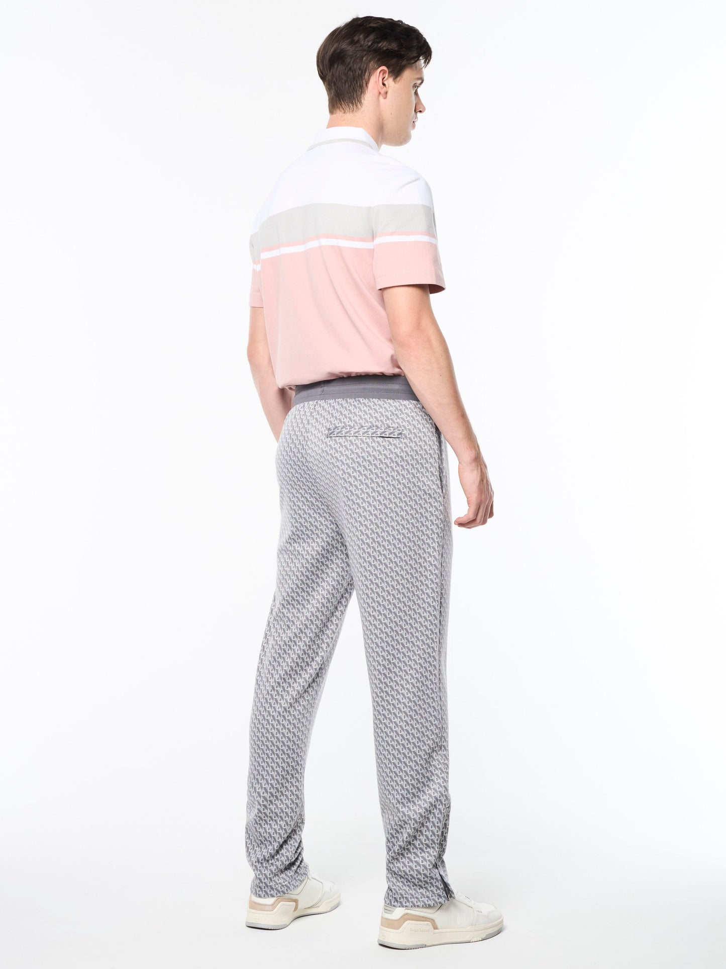 Paolo Knit Track Pant- Quiet Shade