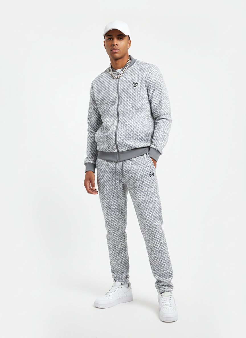 Paolo Knit Track Pant- Quiet Shade